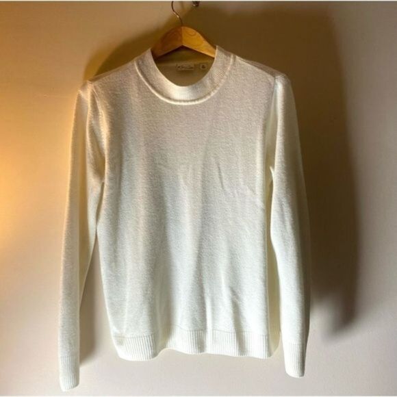 Kim Rogers Cream Crewneck Soft Sweater Women’s size Large (Petite) - Picture 1 of 3